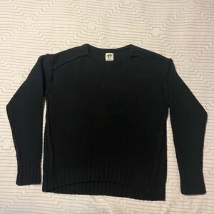 We the Free Crewneck Cozy Knit Sweater with Exposed Seams